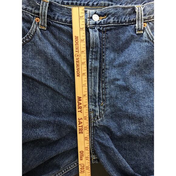 Levi's 505 Vintage Relaxed Fit Jean Shorts Men's Size 42 Jhorts - Picture 7 of 9